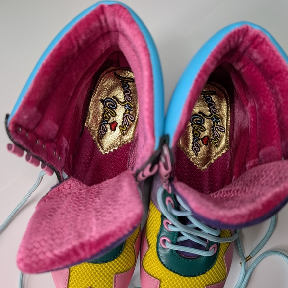 Irregular Choice Beep Bop Boop High Top Sneakers - Picture 5 of 9